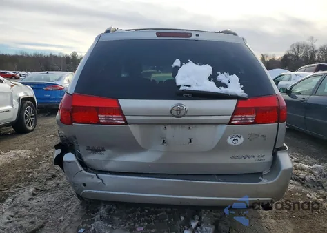 2004 Toyota Sienna Le из США, поврежденный, VIN 5TDBA23CX4S016779